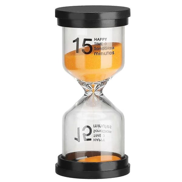 6-pack Sandglas Sand Timer Set, Färgglada Timglas för Hem & Kök