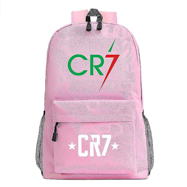 Cr7 Cristiano Ronaldo -reppu pojille ja tytöille - sarjakuva lasten koulukirjalaukku, jossa on suuri tilavuus, matkareppu ja olkalaukku 8
