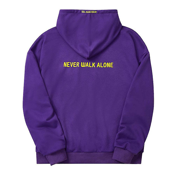 Hoodie med dragsko för unisex K-pop Bts Jimin Samma långärmad aktiv tröja S