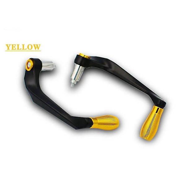 Motorcykel Anti-fall Horn Bromsar Handskydd Bow Cnc Skyddsstång Universal Motorcykel Modifiering Styling Motortillbehör - Fallskydd Yellow