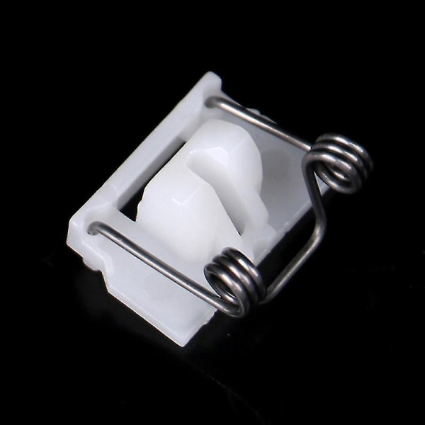 Elektrisk Push Sax Hårklippare Plast Tong Coldless Clip Spring White swing head and spring