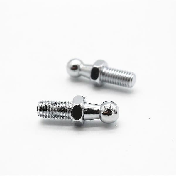 Kulebolt M6 Gjenge Sølv For Luftfjær Kulebolt Panser 10mm (2 stk)