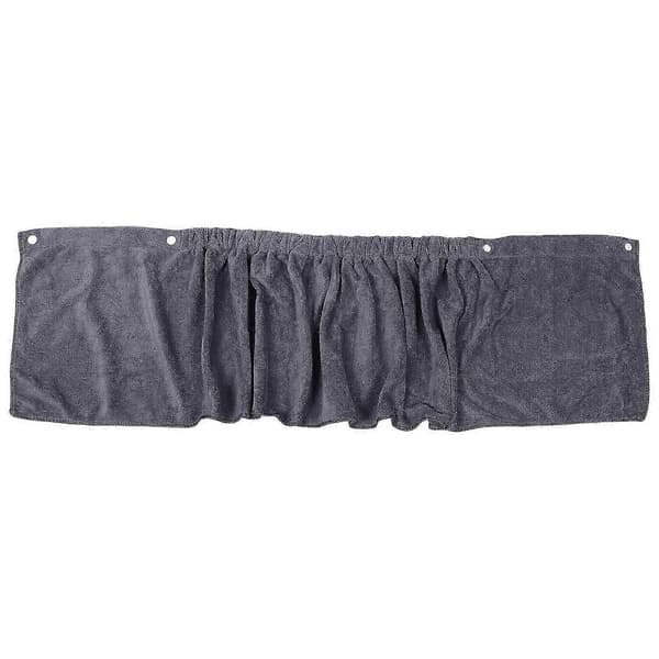 Justerbart Dusjhåndkle for Menn, Korte Bukser, Polyester, Brukbar Design for Bading Spa Grå 1Sett 98.00X30.50X2.00CM Grå