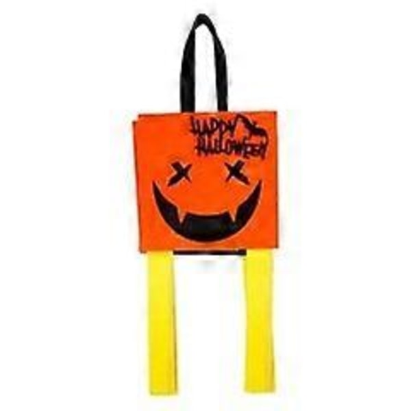 Halloween-karkkikassi, pöllö, paholainen, lepakko, kuviolahja, karkkikassi, huopa, käsilaukku, Halloween-juhlatarvikkeet Multicolor Devil Flag