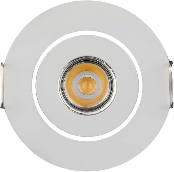 Mini 3W LED Downlights Indbyggede Små Loft Indbyggede Spotlights, 3000K + Driver
