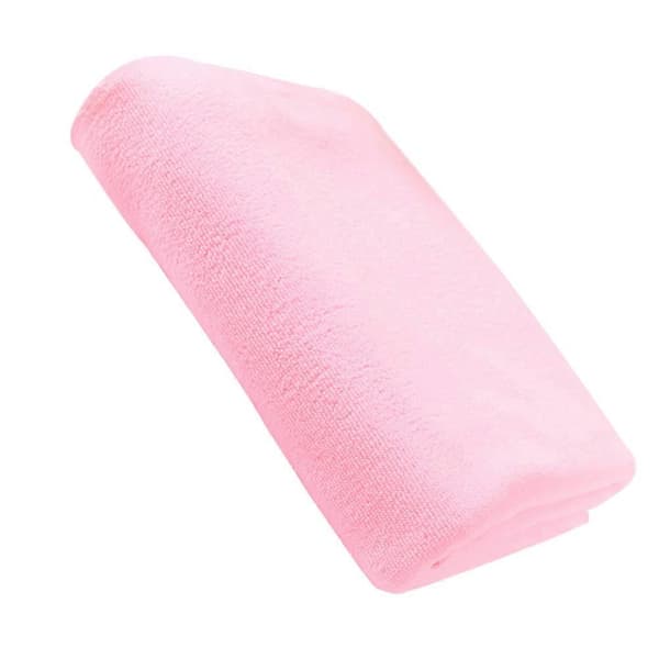Brug til bad Hurtigtørrende mikrofiberhåndklæde Pink 70x140cm