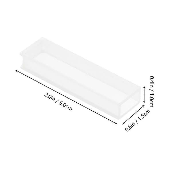 Sammenlignende Analyse Kyvette Glas Optiske Kyvetter til Laboratorier 4 Stk