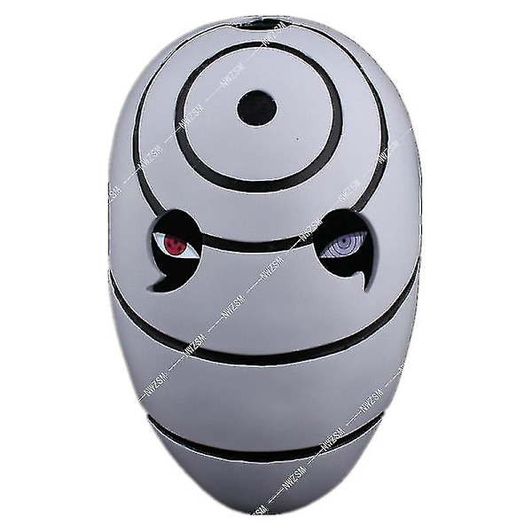 Anime Uchiha Obito Maske Tobi Akatsuki Ninja Cosplay Kostumer PVC Masker Halloween Tre-øjet Maske Gave