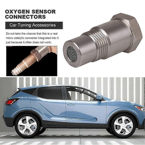 Universal forlænger O2 iltsensoradapter M18 x 1,5 gevindadapter iltsensorfittings stikforlænger bildele fg2025031700678 2pcs Grey
