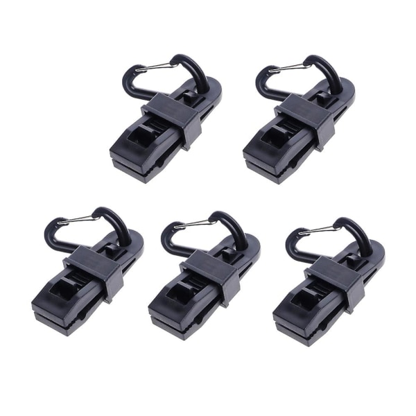 5 stk Klemme Tarp Clips Stram Clips Camping Clamp Clips Car Covers Clip
