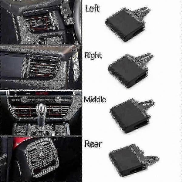 Feste-sett for AC-luftventilklips for SUV-modeller 2018-2022 Right 1PC