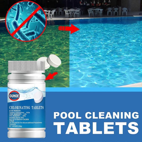 Brusetabletter til poolrens Spa Boblebad Vandklarer & Deodorizer
