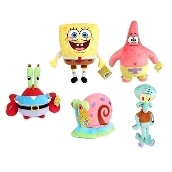 Mjukfylld leksak Svampbob Fyrkant Plyschdocka - Actionfigur Barnpresent