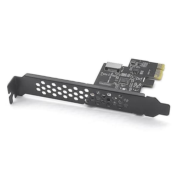 PCI 2.0 X1 USB 3.2 Gen1 Typ-E Add On-kort PCIe Front Typ-C Adapter Riser USB3.1 Gen1 A-key 5GB Ex