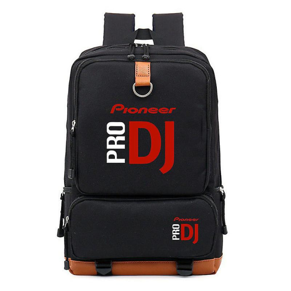 Pioneer Pro Dj -reppu pojille tytöille matka-olkareppu miehille naisille suuri tilavuus päivittäinen kirjalaukku Mochila 6