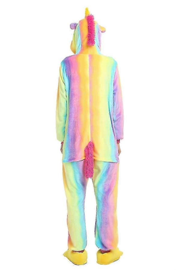 ILWHE Enhörningspyjamas djur Jumpsuit cosplay rose S