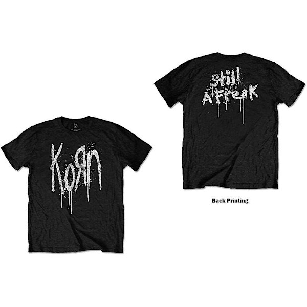 Korn unisex t-shirt: still a freak ( print på baksidan) M