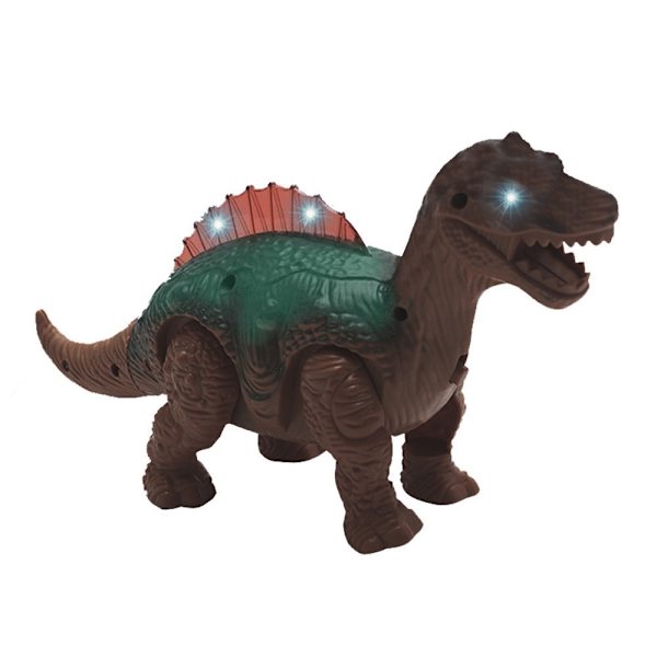 Lys upp Dinosaurie Elektronisk Walking Robot Roaring Interactive Dino Toy