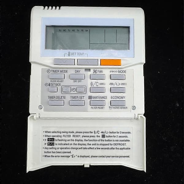 Original Egnet til Fujitsu T til Mini Series Aircondition Kontrolpanel UTY-RNKYT Ledningscontroller AR-WAC1E