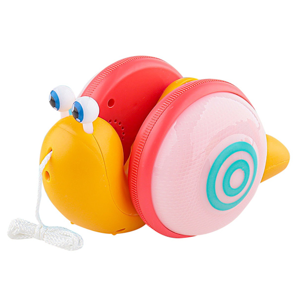 Utomhusrep Crawling Light Musik Drag Line Baby barnleksak Yellow