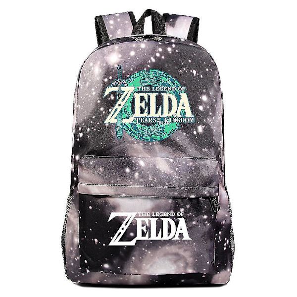 "Kingdom of Zelda Tears" printed skolväska - perfekt för grund- och gymnasieelever 9