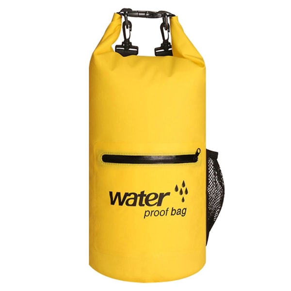 10l uppblåsbar väska 500d vattentät pvc väskor utomhus flytande mesh sportboj för båtliv Kajakpaddling Fiske Forsränning Simning Camping Rescui