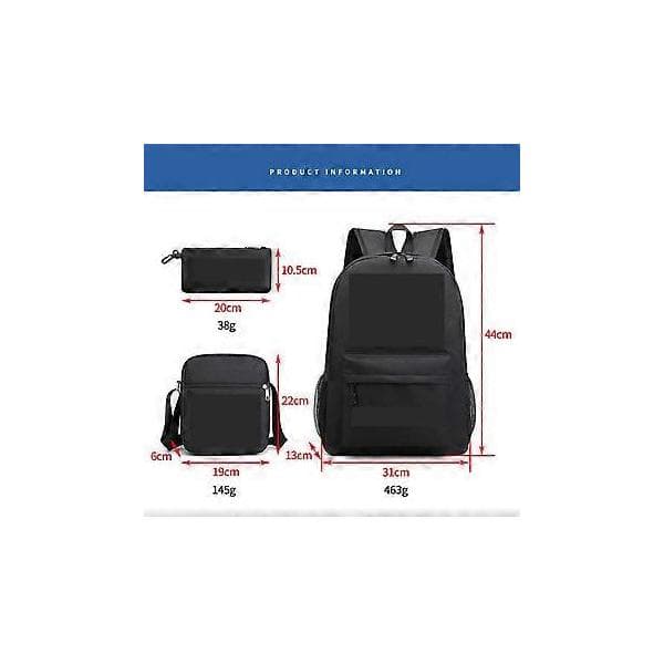 Harry Potter School Bag Backpack Pencil Case Shoulder Bag Three-Piece Set _12