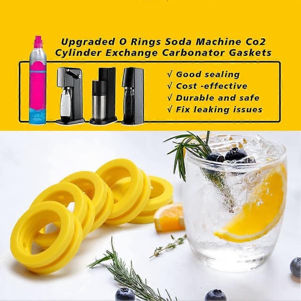 3 st O-ring läskmaskin markör utbytespackningssats packningar för DUO Terra ART Quick Connect CO2-cylinderpackningar ring