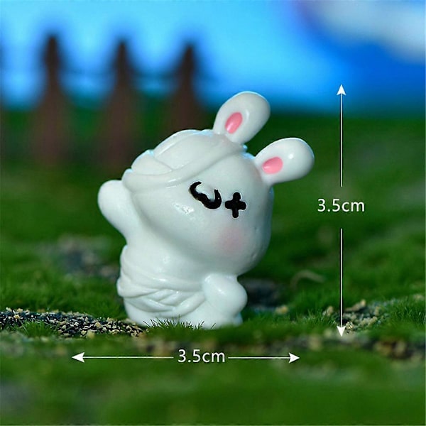 Halloween DIY Krystalkugle Tilbehør New Halloween No 14 Mummy Rabbit