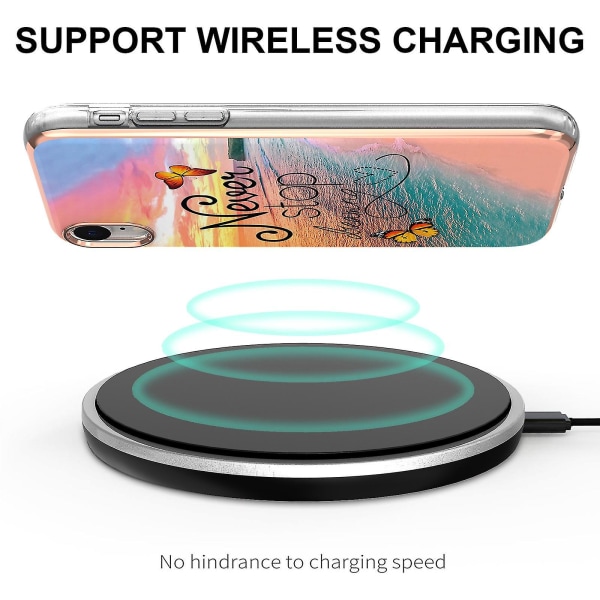 För Iphone Xr 6,1 tum Reptålig anti-fall Marmor Design Elektroplering Imd Iml Soft Tpu phone case - Never Stop Dreaming