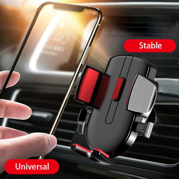 Bil Air Outlet Sucker Telefon Holder Mobiltelefon Holder Stand Til Bil Gps Mount Support Til Iphone Xiaomi Biltilbehør| | B-Blue