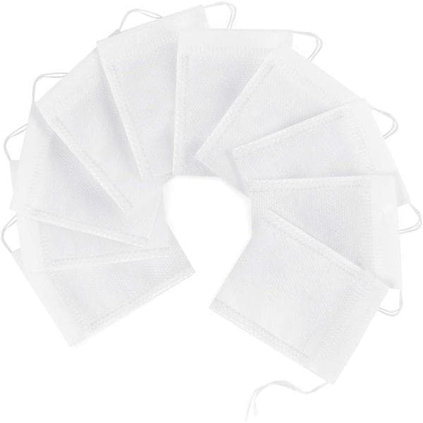 2025 Seneste Model Pakke med 100 Engangs Tomme Te-poser Filterpose Tekande Te-pose Hvid Non-woven (8*10cm), Superma