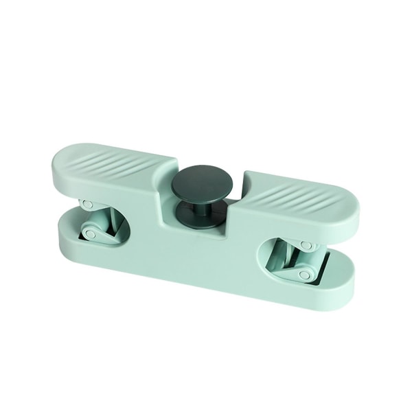 Veggmontert Kontrastfarge Moppholder Selvklebende kost Oppbevaringsstativ Dot Hook Light green B