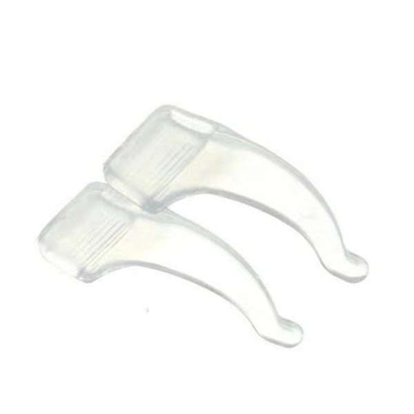 20 kpl lasit korvakahvat, silikoniset liukumattomat pidikkeen kärjet transparent 20pcs