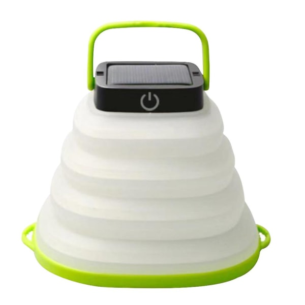 1 st Led campinglykta Soldrivna hopfällbara Silcione tältljus för utomhusäventyrsvandring Camping