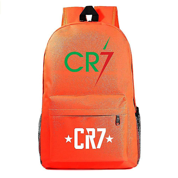 Cr7-reput pojille ja tytöille - sarjakuva lasten koululaukut Cristiano Ronaldo -teemalla - Reppumatka-olkalaukku - Suuri tilavuus 7