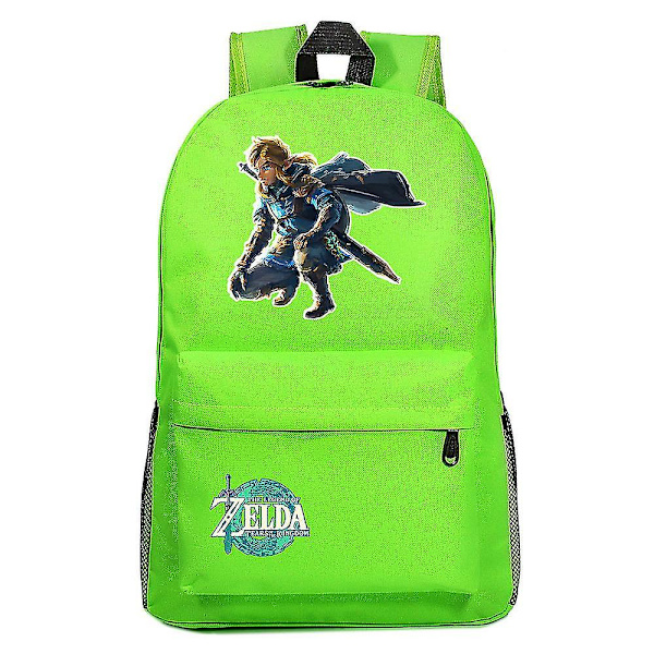 Legend of Zelda Kingdom Print Tonårings skolväska för grund- och gymnasieskola - Unisex Casual Ryggsäck 8