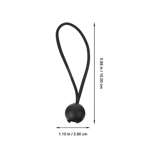 1 Set Utomhus Vandring Camping Tålig Bungee Rem Fäst Elastisk Snodd Bungee Snoddar Boll Bungee Snoddar