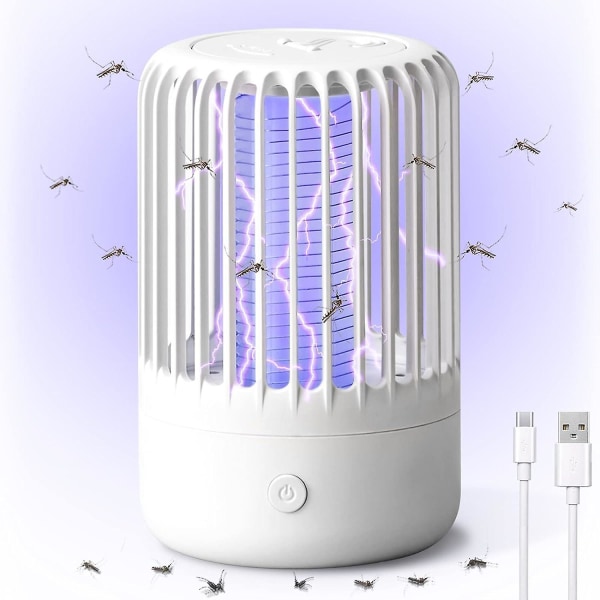 Insektenvernichter Mckenfalle Elektrisch, Mckenlampe Mckenschutz Insektenfnger Uv-licht Insektenvernichter, 360 Leistungsstarke Usb Schdlingsbekmpfung