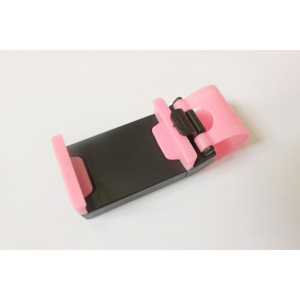 Bilratt Mobiltelefonholder Spenne Standsuniversal Gps Holder For Iphone Xiaomi Bil Interiør Dekor Tilbehør| | Pink