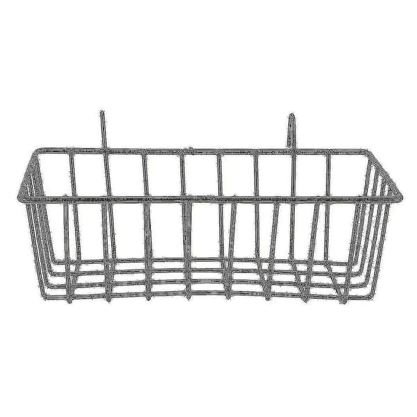 4-pack Wall Grid Panel Hanging Wire Basket, Grid Wall Storage Basket, Wall Mounted Baskets Display Shelf