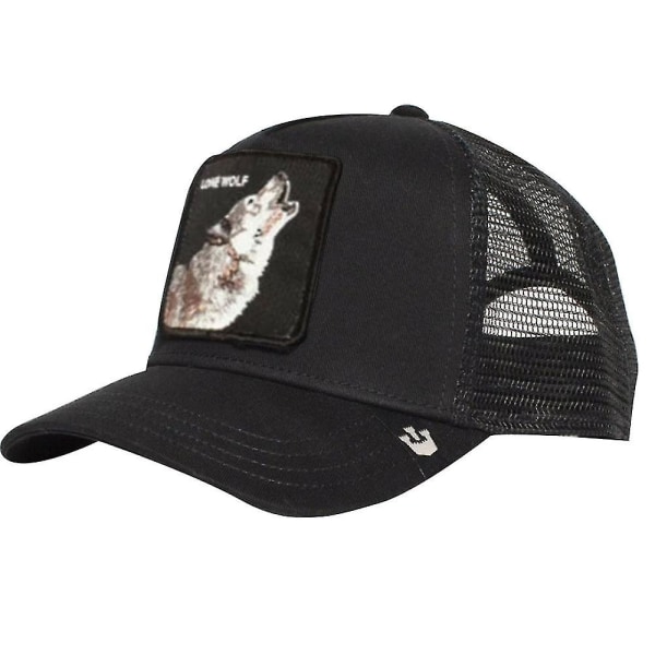 Wolf Mesh Cap Animal Farm Trucker Baseball Cap Far Hat Snapback White Swan Outdoor Beast Paradise Tucan Caps Black Wolf