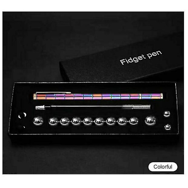 Anti-stress Magnetic Pole Pen - Metall magnetleksak för avkoppling Multicolor Style 1