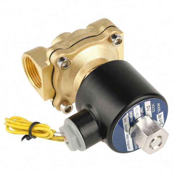 12V DC G3/4\" Mässing Magnetventil Normalt Öppen för Vatten Luftkontroll