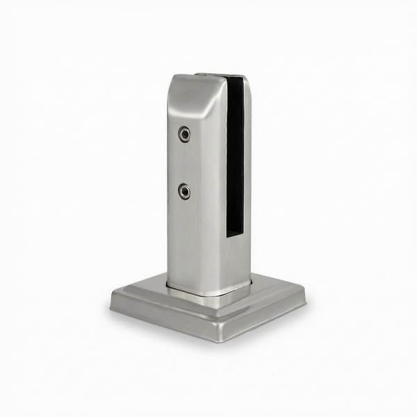Glasrækværkstuds med skruer | 304 rustfrit stål, børstet finish, glas 160MM Brushed Silver