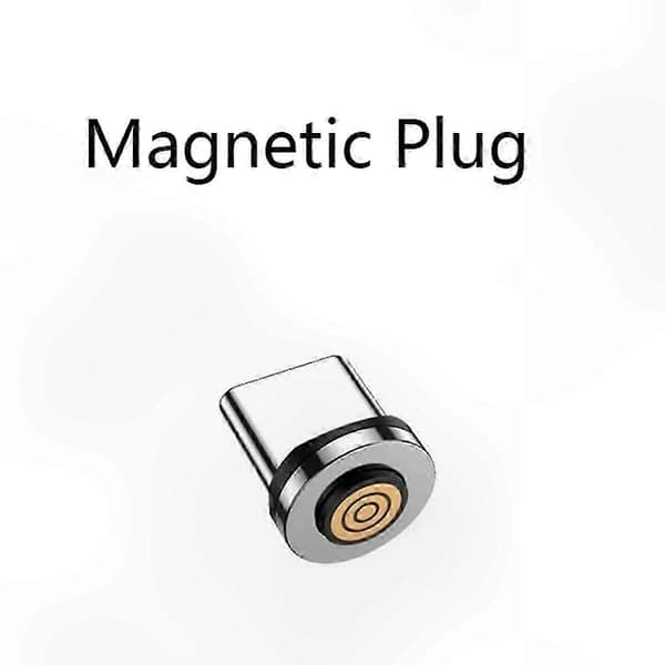 Magnetisk USB-C-adapter med 7-stiftsspets för snabbladdning och 360° rotationskompatibilitet B