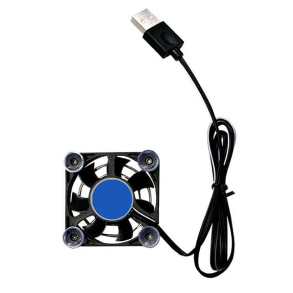 Sort USB Køleplade Controller Tablet Bærbar Ventilatorholder Telefonkøler Hurtigkøler Gadget Universal 5V