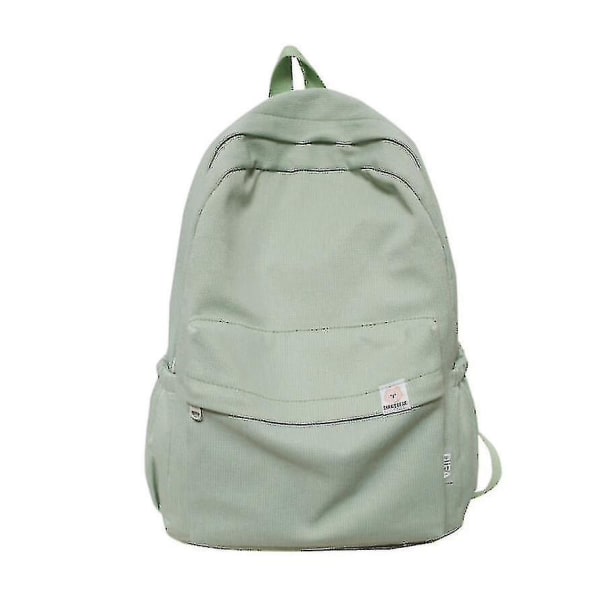 Ny Vandtæt Nylon Kvinder Rygsæk Kvinde Rejsetaske Rygsække Skoletaske Til Teenagepiger Ensfarvet Bogtaske Mochila Bogtaske Green
