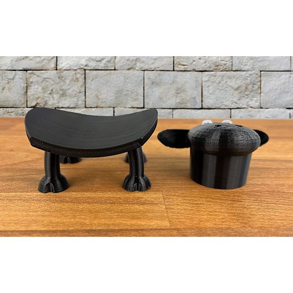 Får Toalettpappershållare - Toalettpapper Deco Black - Toalettrullehållare Wc