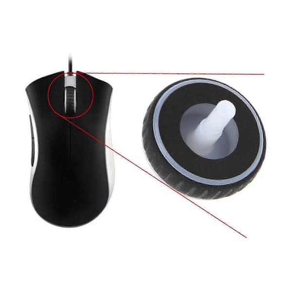 Original mussehjulrulle til Deathadder 2013 6400dpi Edition Multicolor